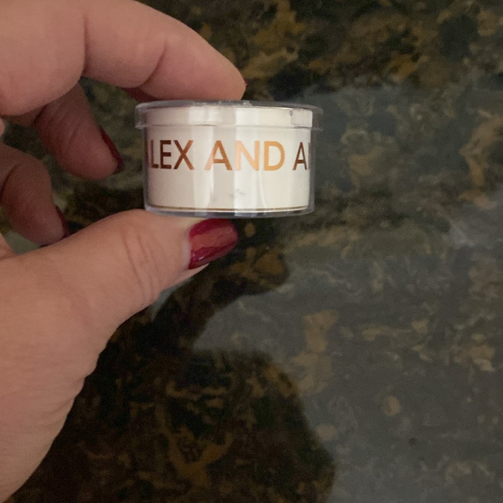 Alex and Ani Ruby Birthstone Ring Light Siam Crystal Size 7 - Picture 3 of 4